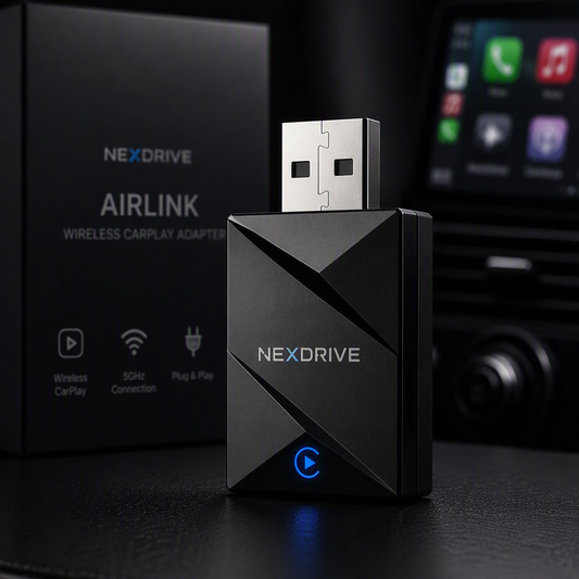 Adaptateur CarPlay Sans Fil | Connexion Automatique Plug & Play | NEXDRIVE AirLink™