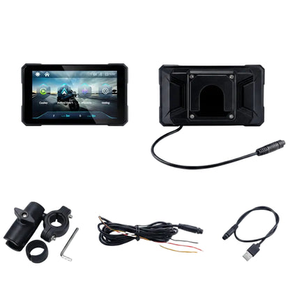 Écran GPS Moto 5" – Apple CarPlay & Android Auto | Étanche IPX7 | Détachable Anti-vol